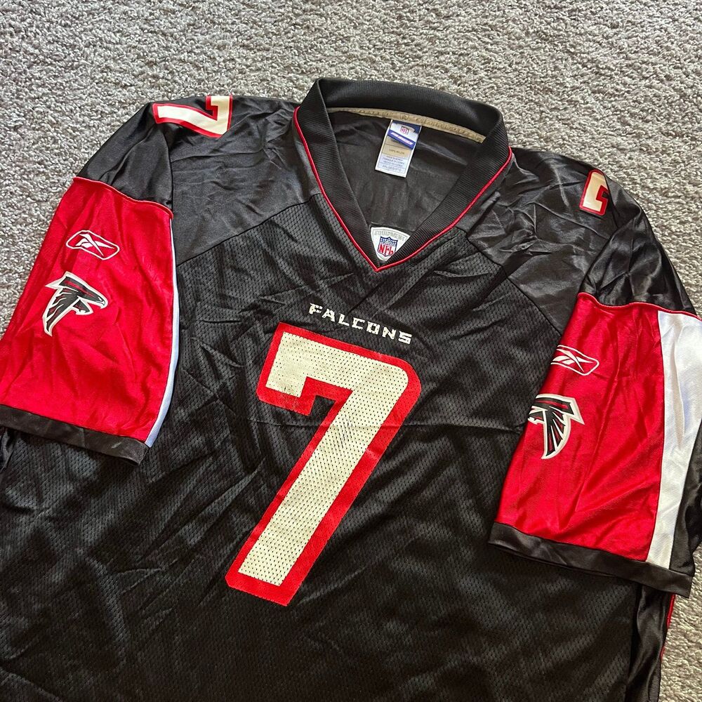 Reebok Atlanta Falcons Micheal Vick #7 Jersey Black NFL Mens 3XL Y2K Vintage - Picture 3 of 8
